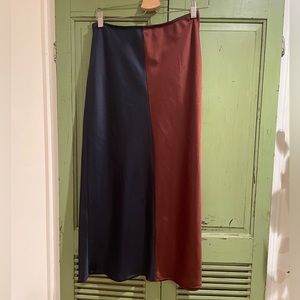 Top Shop Satin MIDI Skirt